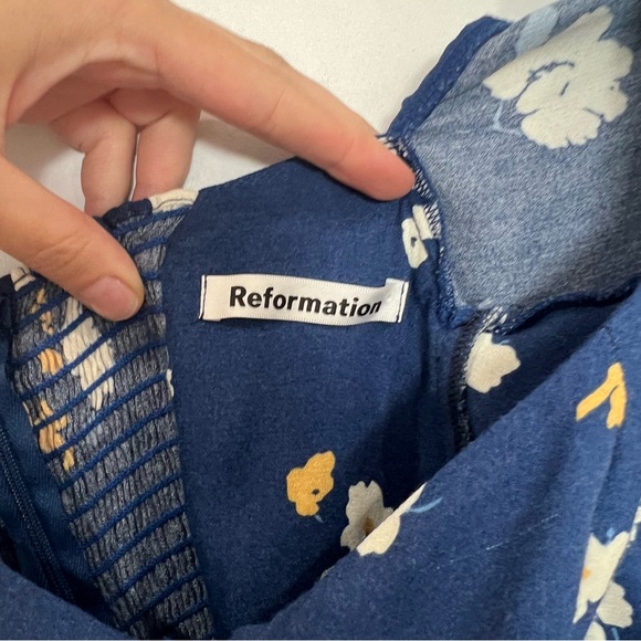 Reformation Lumiere Mini Dress in Picasso - Picture 4 of 5